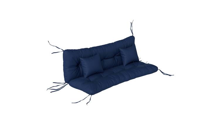 Outsunny Water Repellent Swing Seat Cushion Set - Dark Blue