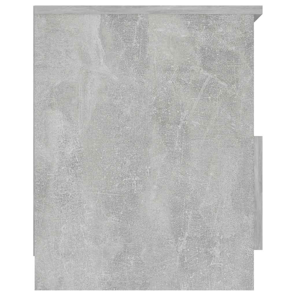 Walplus Pack of 2 1 Drawer Bed Cabinet - Stone Grey - 40 x 40 x 50 cm - Image 6
