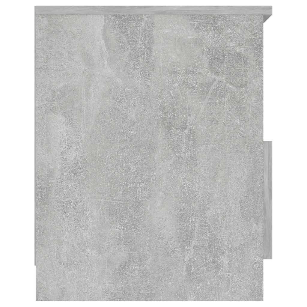 Walplus Pack of 2 1 Drawer Bed Cabinet - Stone Grey - 40 x 40 x 50 cm - Image 6