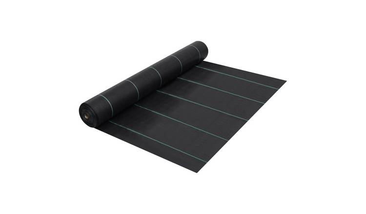 Walplus Gerden Plant and Root Control Mat PP - Black - 100 x 20000 cm