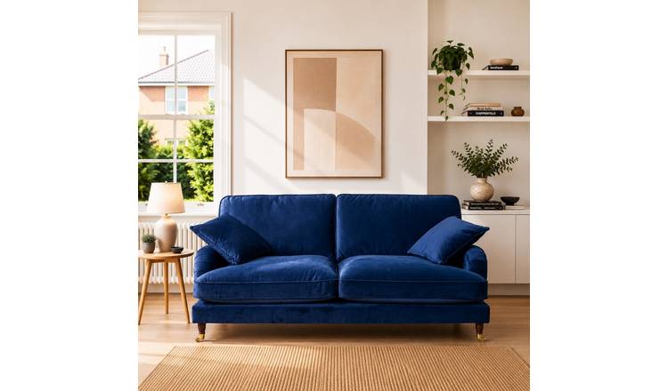 Artemis Home Mackenzie 3 Seat Sofa - Blue