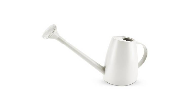 Keplin 1.8L Sprinkler Rose Plastic Watering Can - White