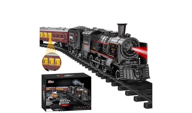 deAO Steam Train Set - Black