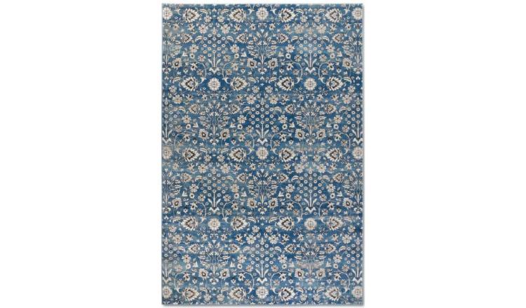 Villeroy & Boch Blue 1869 Ernest Vintage Floral Rug - 120 x 170cm