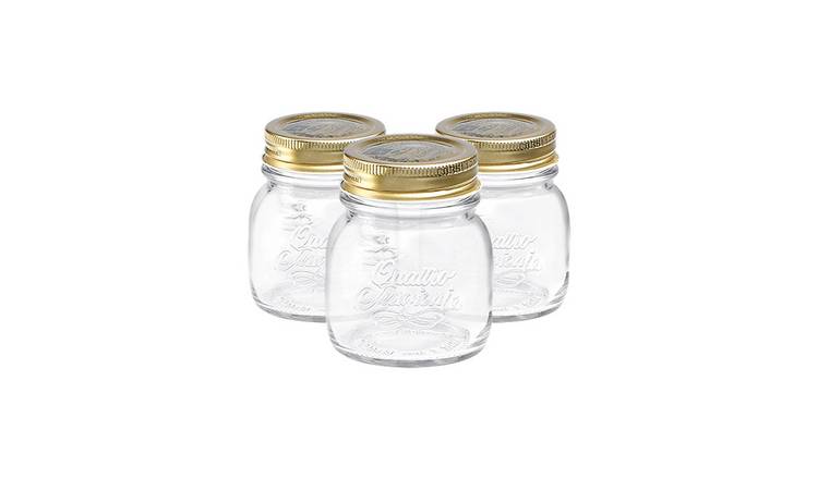 Bormioli Rocco Quattro Stagioni Glass Storage Jars - Pack of 3
