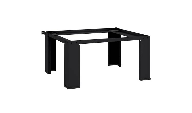 Walplus Steel Washing Machine Pedestal - Black - 64 x 55 x 32.5 cm