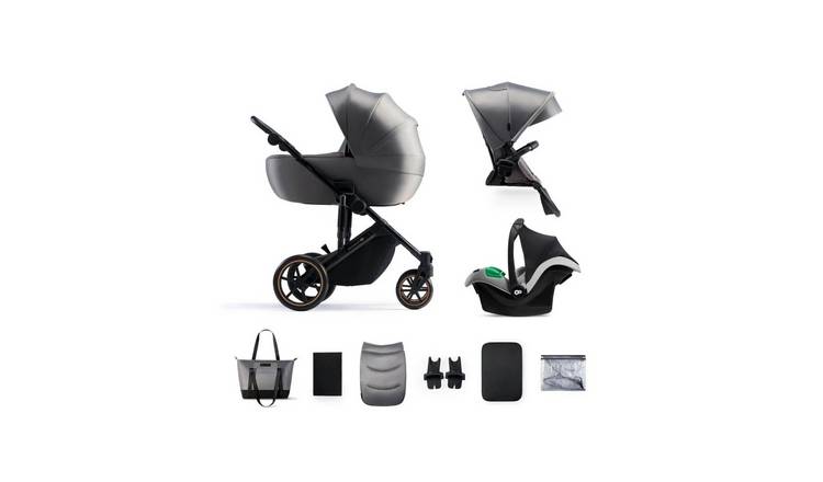 Kinderkraft PRIME 2 3-in-1 Travel System - Shadow Grey