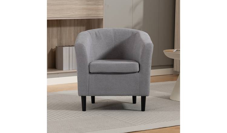 Artemis Home Beulah Fabric Accent Chair - Grey
