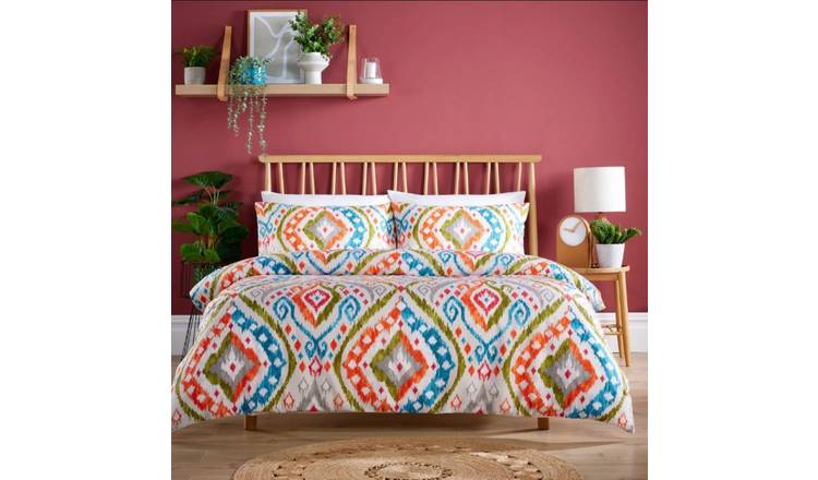 New Edge Blinds Peru Multi Duvet Set - Double