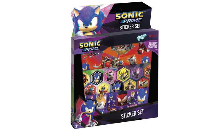 Totum Sonic The Hedgehog Sonic Prime Sticker Childrens Stationery Set