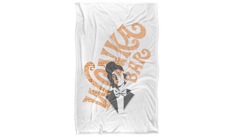 Willy Wonka & The Chocolate Factory Wonka Bar Soft Touch Blanket - 152cm x 127cm