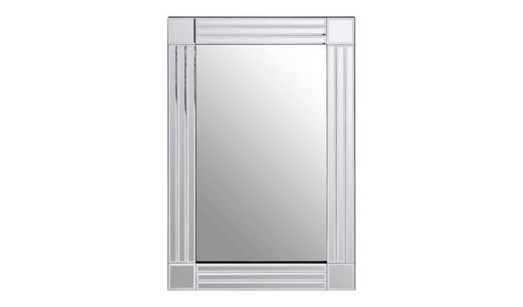 Orsina Sana Large Triple Bevelled Edge Wall Mirror – Clear