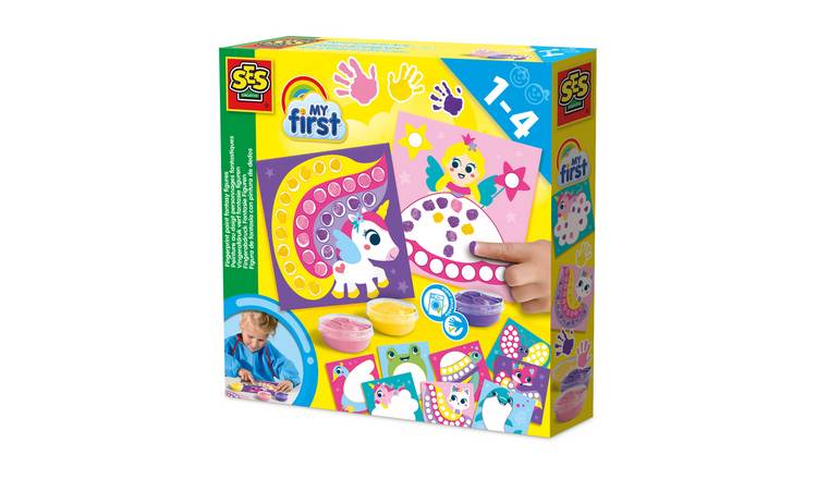 SES Creative My First Finger Paint Fantasy Figures Craft Set