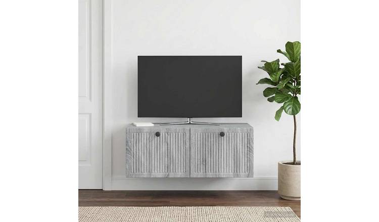 Walplus Wall Mounted TV Cabinet - Grey Sonoma - 78.5 x 41 x 30 cm