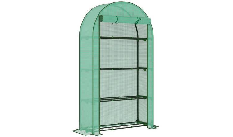 Outsunny PE Cover Mini Greenhouse – Green