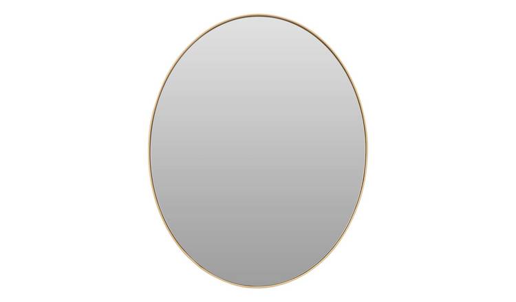Orsina Helen Medium Finish Oval Wall Mirror – Gold