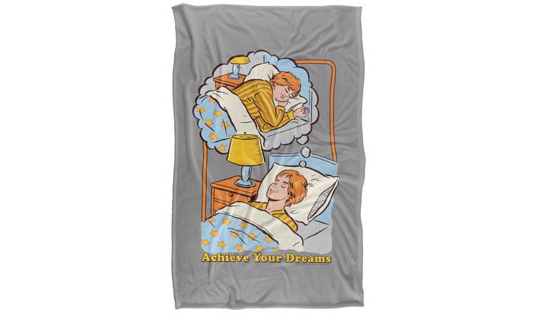 Steven Rhodes Achieve Your Dreams Soft Touch Blanket - 147cm x 91cm