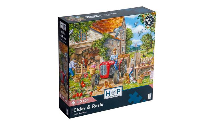 The House of Puzzles Cider & Rosie BIG 500 Piece Jigsaw Puzzle