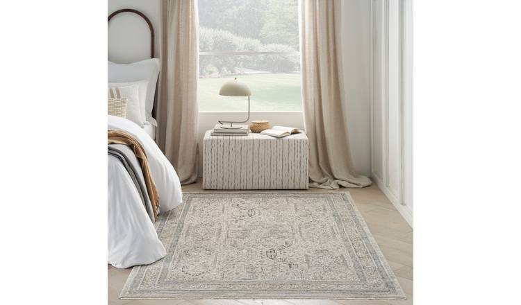 Mega Flooring Grey Traditional Abstract Rug - 69 x 244cm