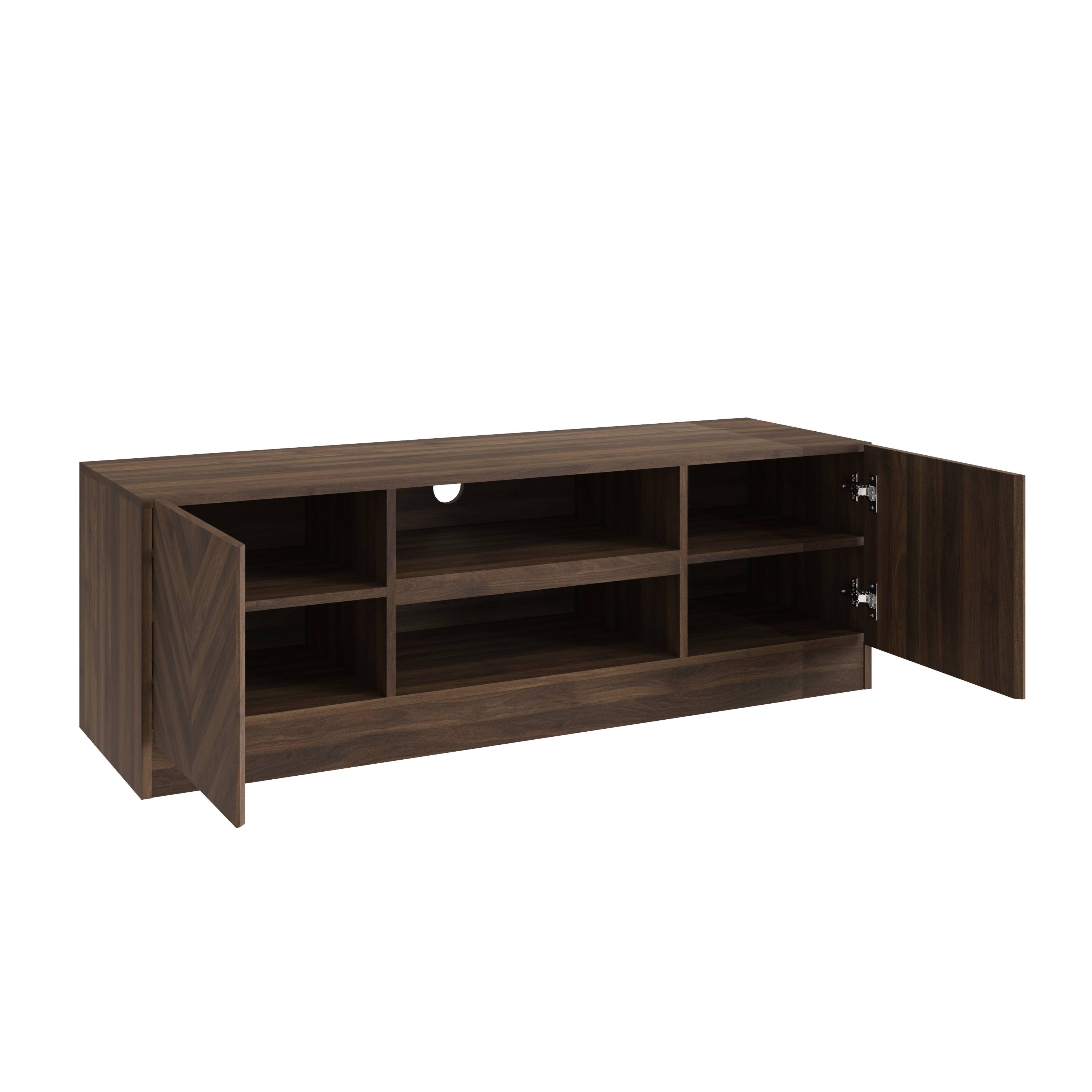 GFW Catania TV Unit - Walnut - Image 3