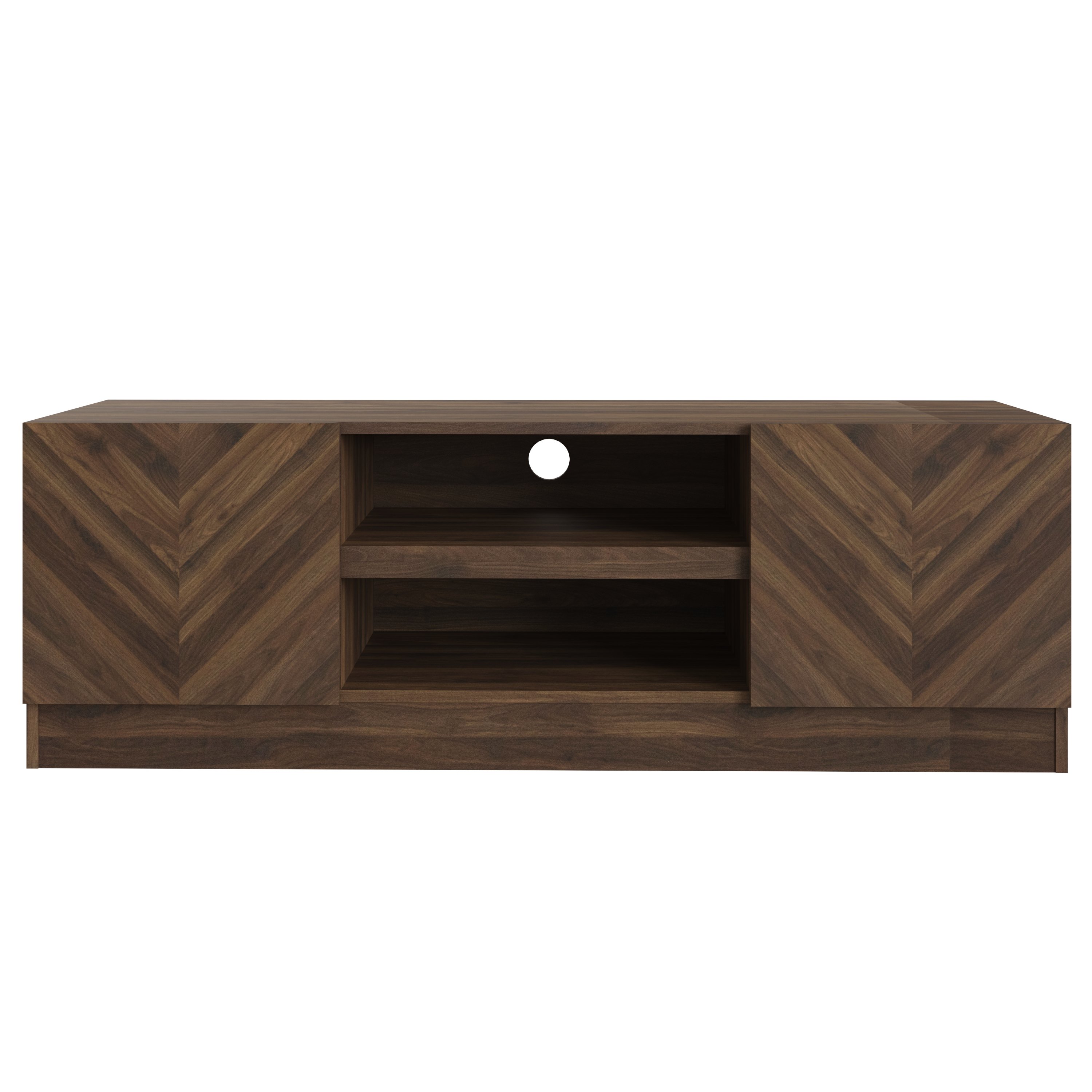 GFW Catania TV Unit - Walnut - Image 4