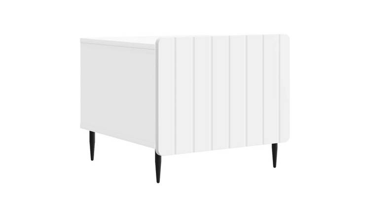 Walplus Engineered Wood Coffee Table - White - 49 x 50 x 42 cm