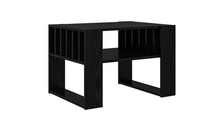 Walplus Engineered Wood Coffee Table - Black Oak - 66 x 49.5 x 45 cm