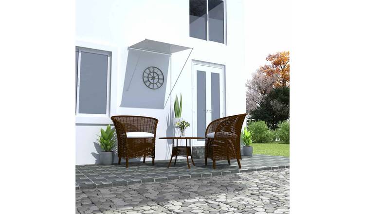 Walplus Polyester Retractable - Cream - 100x150 cm - 100 x 150 cm - 150 cm Exten