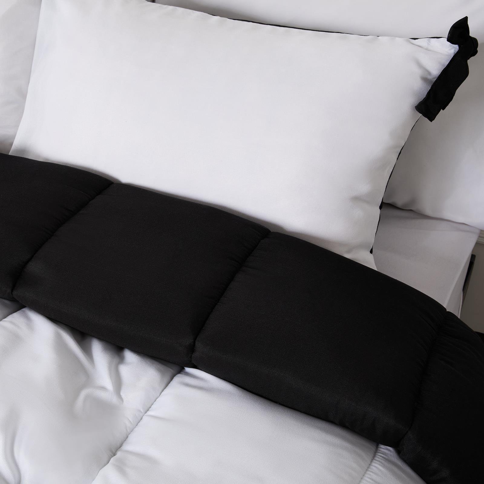 OHS Bow Corner Coverless 7.5 Tog Mono Duvet Set - Double - Image 4