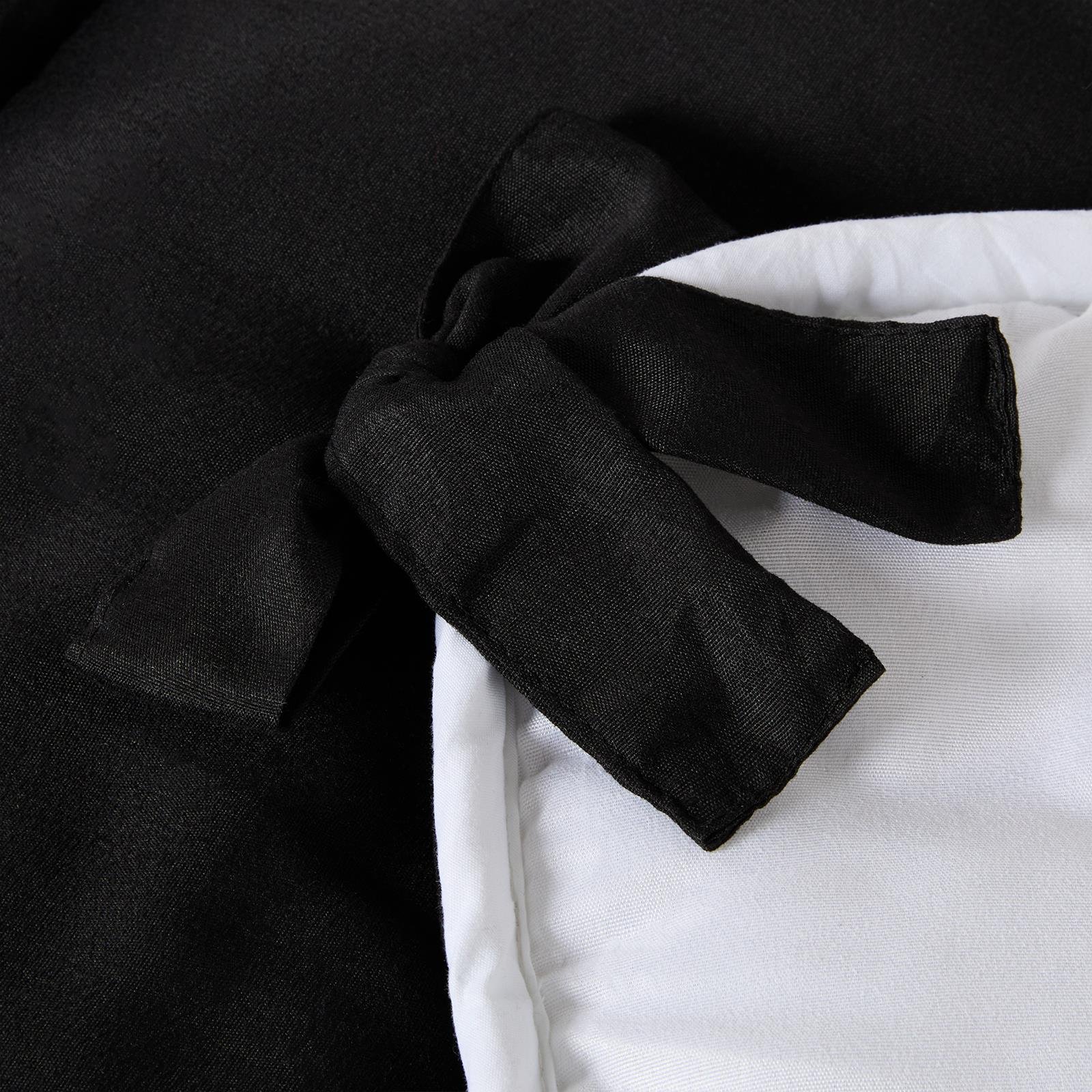 OHS Bow Corner Coverless 7.5 Tog Mono Duvet Set - Double - Image 6