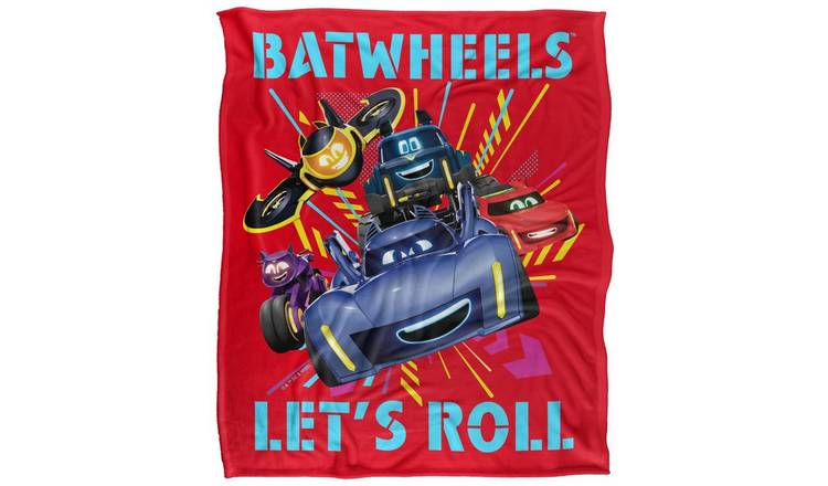 Batwheels Let's Roll Team Soft Touch Blanket - 152cm x 127cm