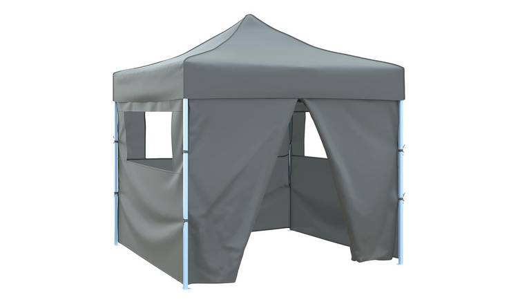 Walplus 291 x 291 x 315 cm Folding Oxford Fabric Party Tent - Anthracite