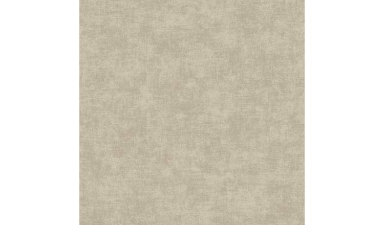 Grandeco Alba Plaster Plain Textured Wallpaper - Neutral Beige