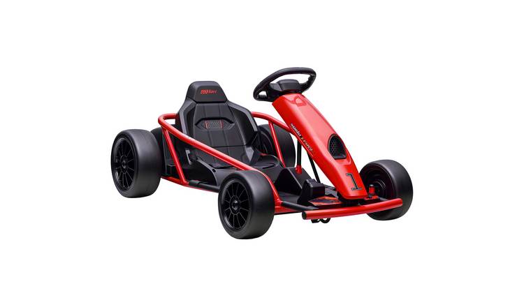 HOMCOM 24V 8 to 12 Years Drift Electric Ride On Go Kart – Red