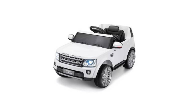 Xootz Land Rover Discovery 12V Battery-Powered Ride-On Car - White