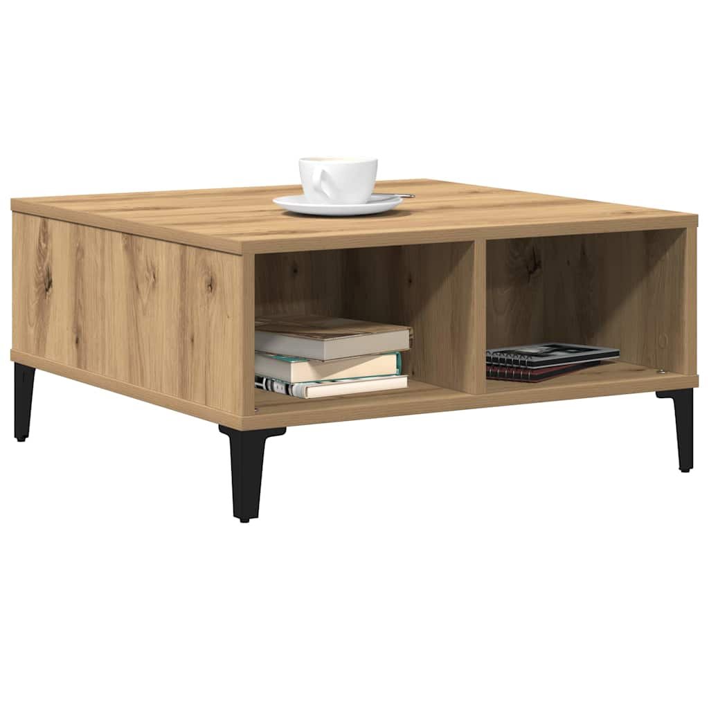 Walplus Coffee Table - Artisan Oak - 60 x 60 x 30 cm - Image 2