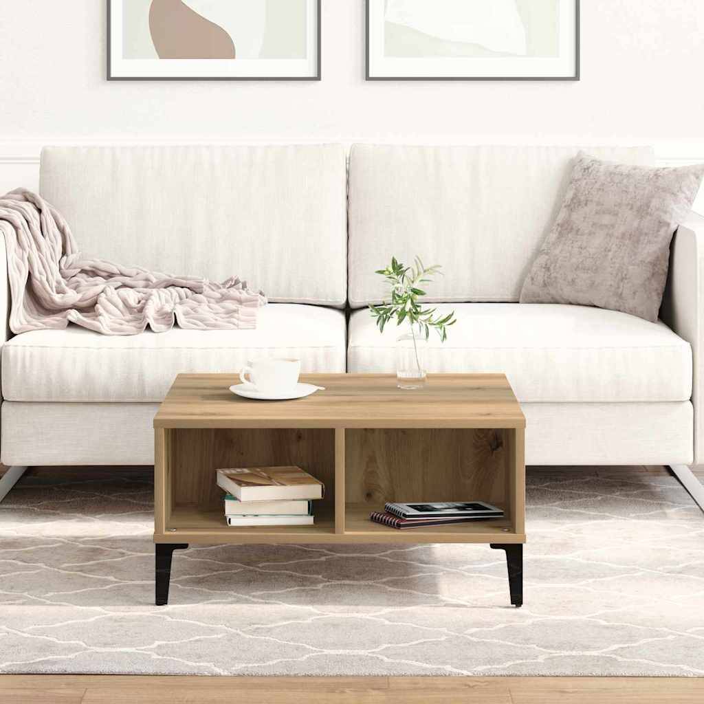 Walplus Coffee Table - Artisan Oak - 60 x 60 x 30 cm - Image 3