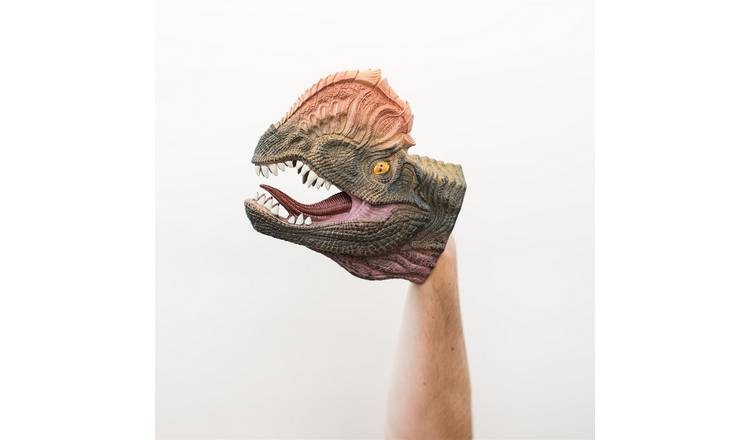 Wild Thingz Hand Puppet Soft Toy - Dilophosaurus