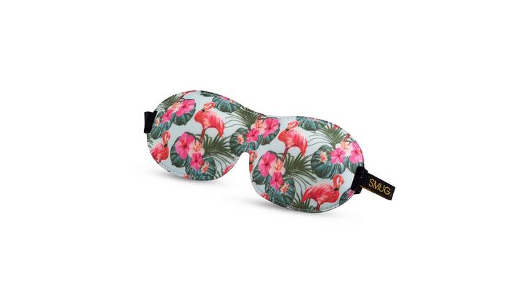 SMUG Contoured 3D Blackout Sleep Mask - Flamingo Print