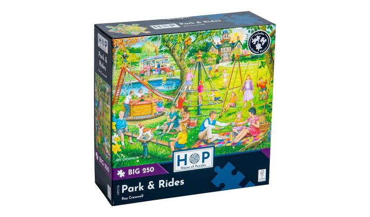 The House of Puzzles Park & Rides BIG 250 Piece Jigsaw Puzzle