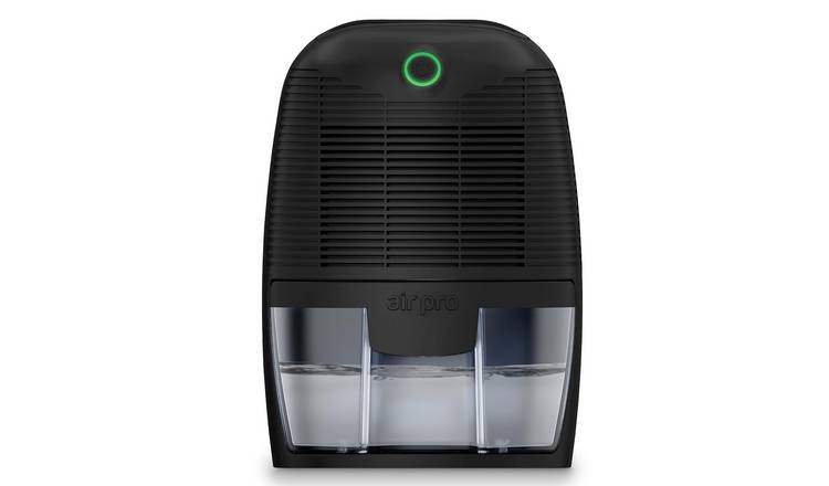 Air Pro 600ml Mini Dehumidifier Portable with Mould & Damp Remover - Black