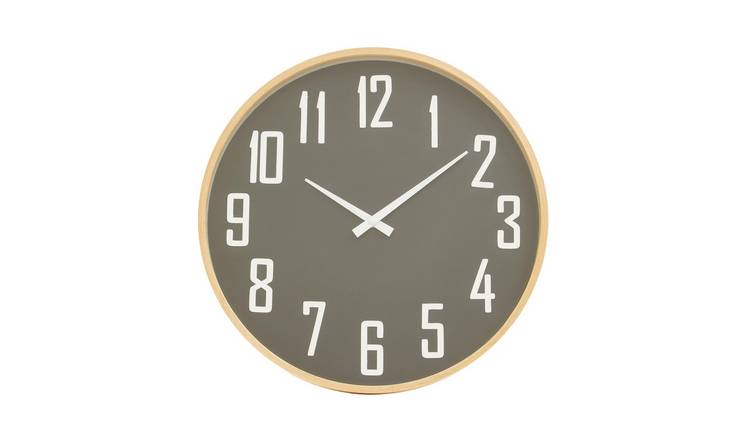 Orsina Vitus 30cm Dia Wall Clock - Two Tone