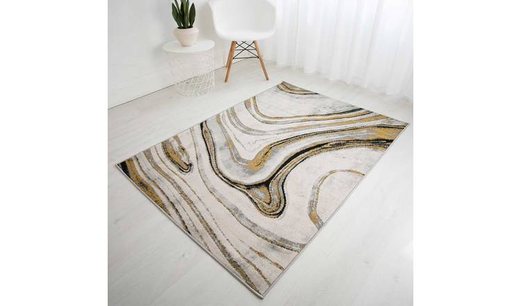 Mega Flooring Grey Modern Abstract Rug - 160 x 230cm