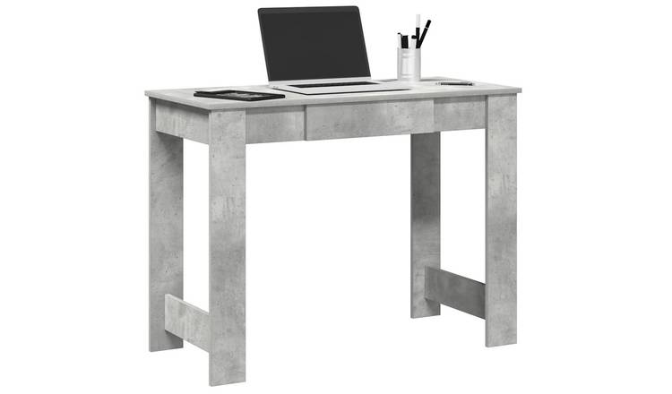 Walplus Engineered Wood Desk - Granite Grey - 100 x 45 x 75 cm