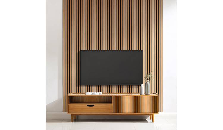 Home Treats Wooden Wall Panel Acoustic 3D  240cm - Oak