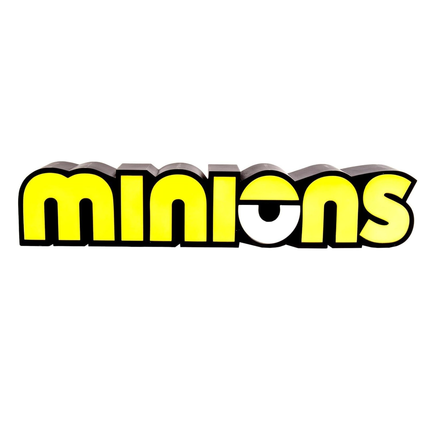 Fizz Creations Minions LED Logo Light - Yellow - Image 1