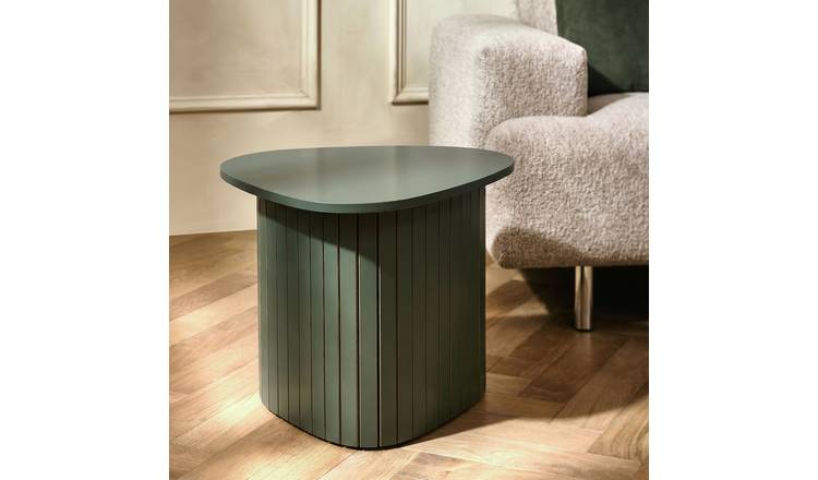 OHS Madison Ribbed Side Table - Woodland