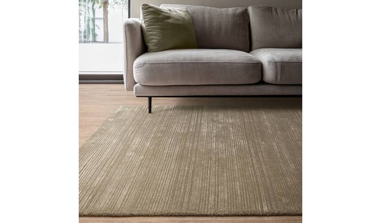 Mega Flooring Green Modern Plain Rug - 120 x 170cm