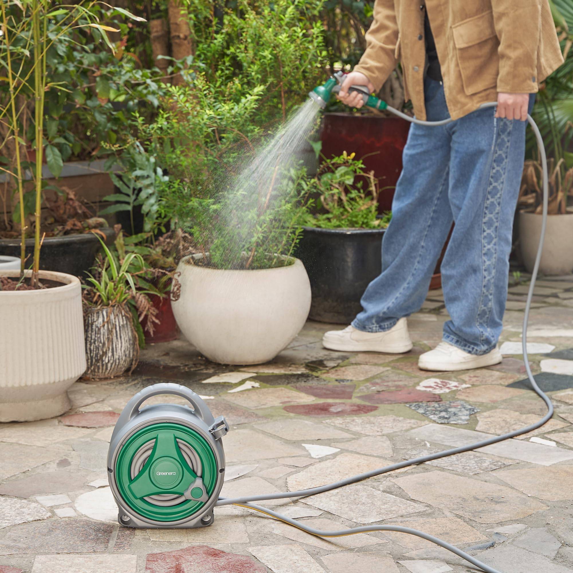 Greenera Garden Hose Pipe Reel 14M Water Pipe - Image 2