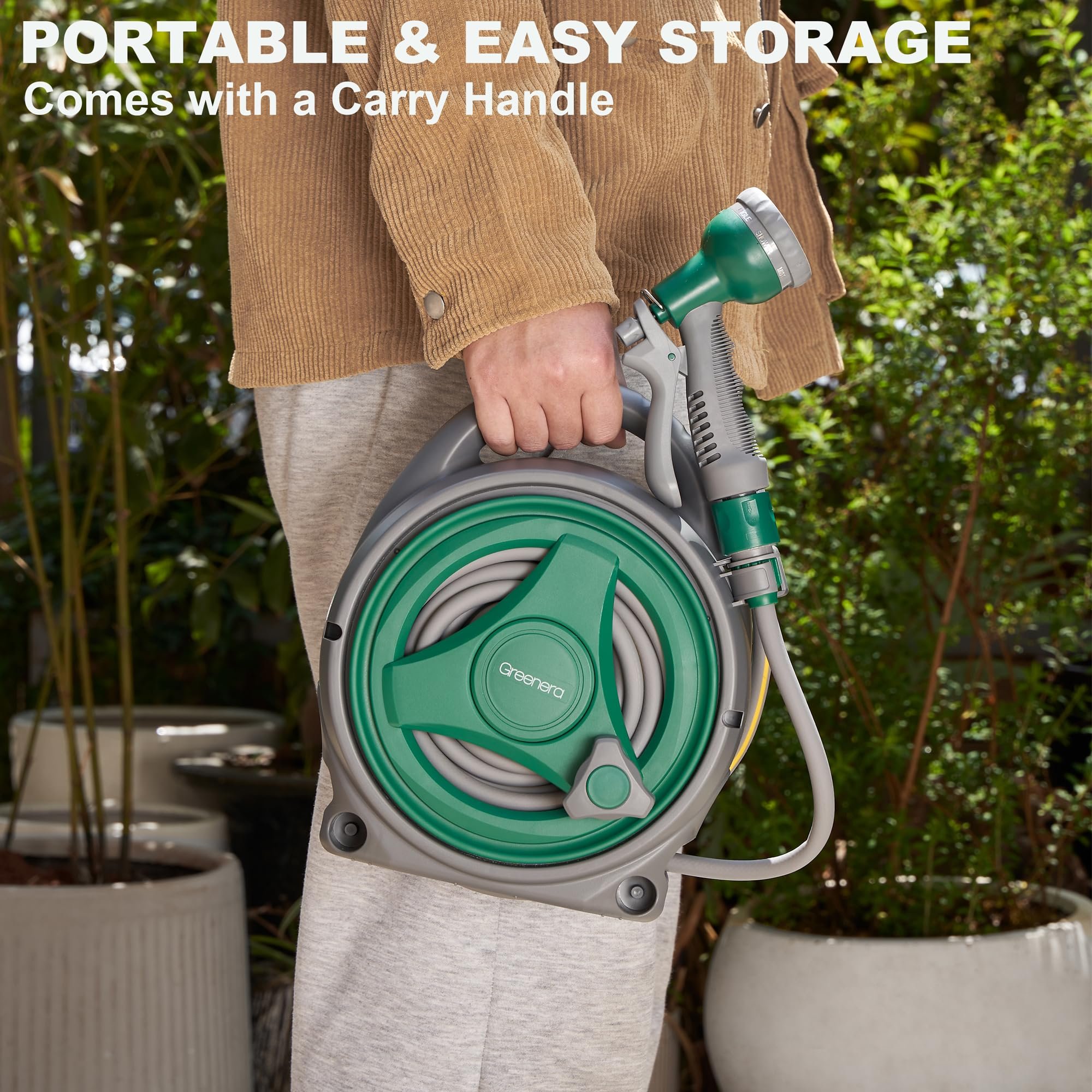Greenera Garden Hose Pipe Reel 14M Water Pipe - Image 3